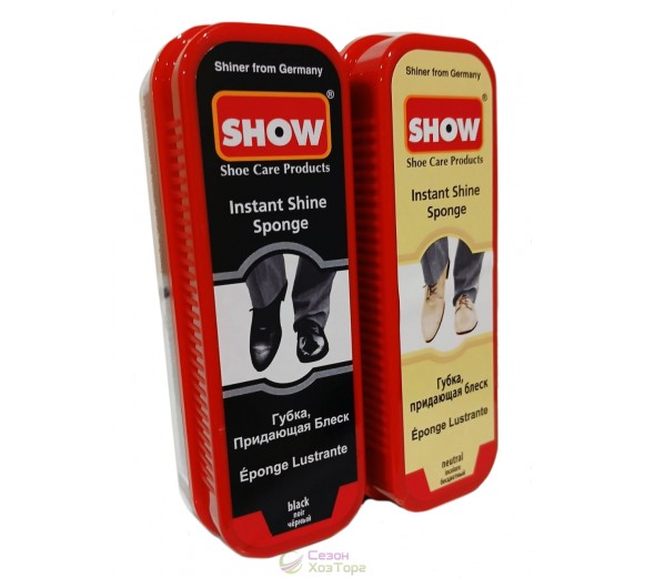 Губка для обуви SHOW standart в ассортименте